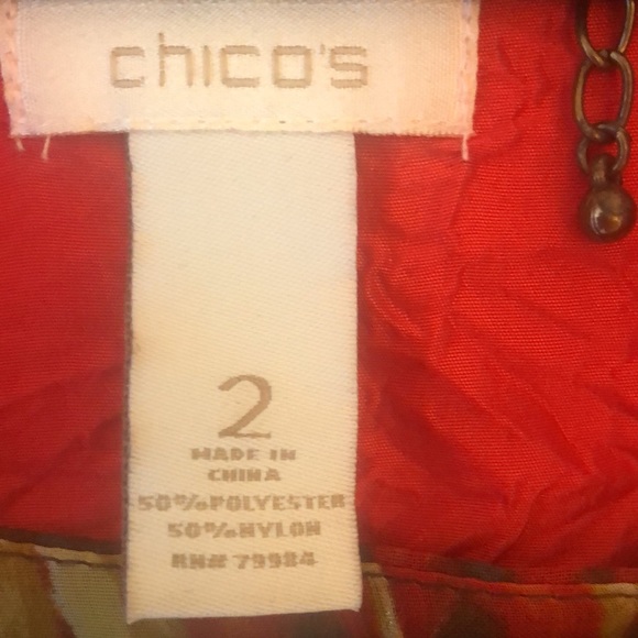 Chico’s Red Jacket - Picture 4 of 8